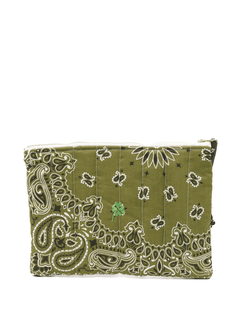 quilted paisley-print clutch — Image 3