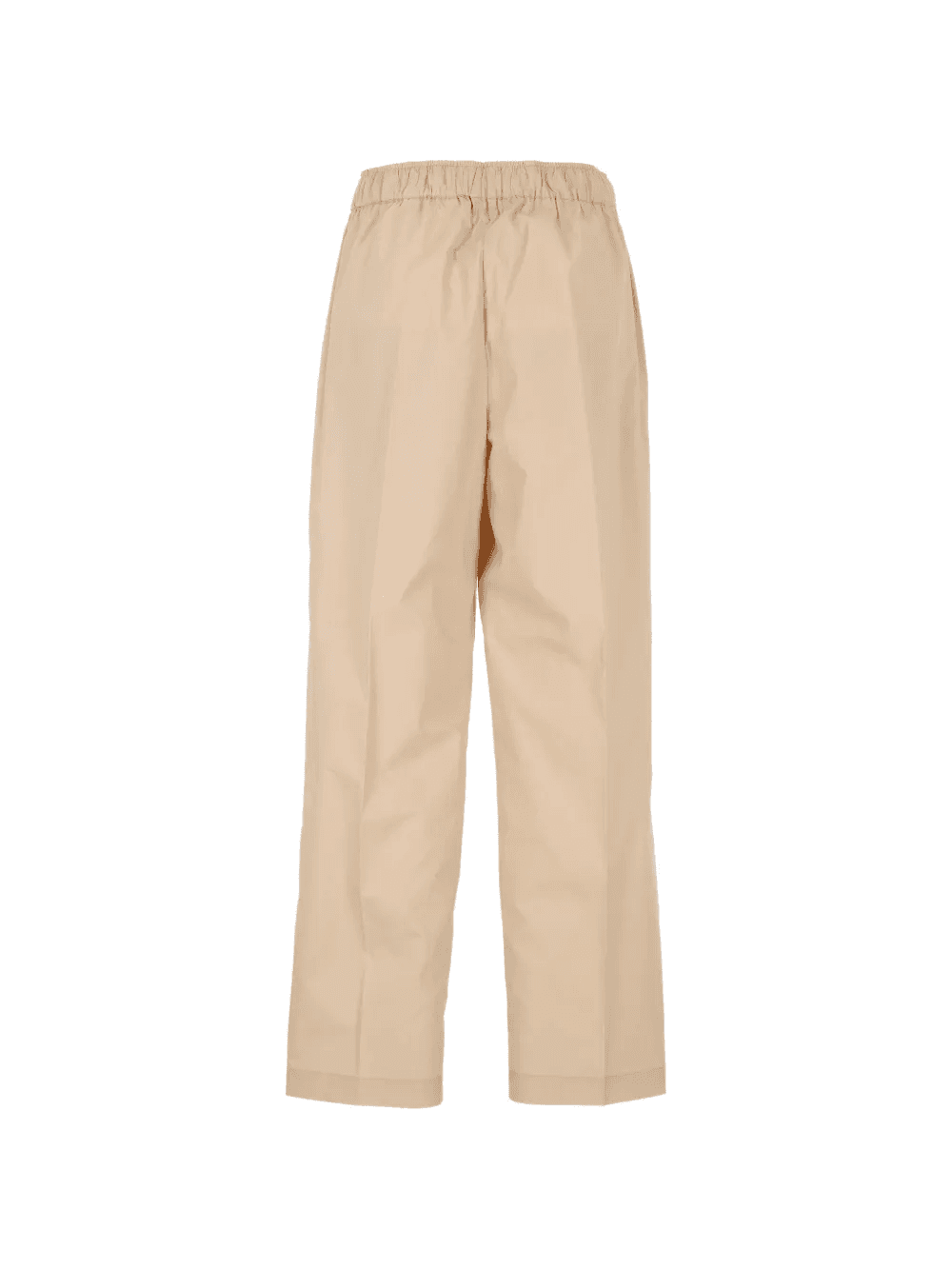 drawstring-waist pressed-crease trousers — Image 3
