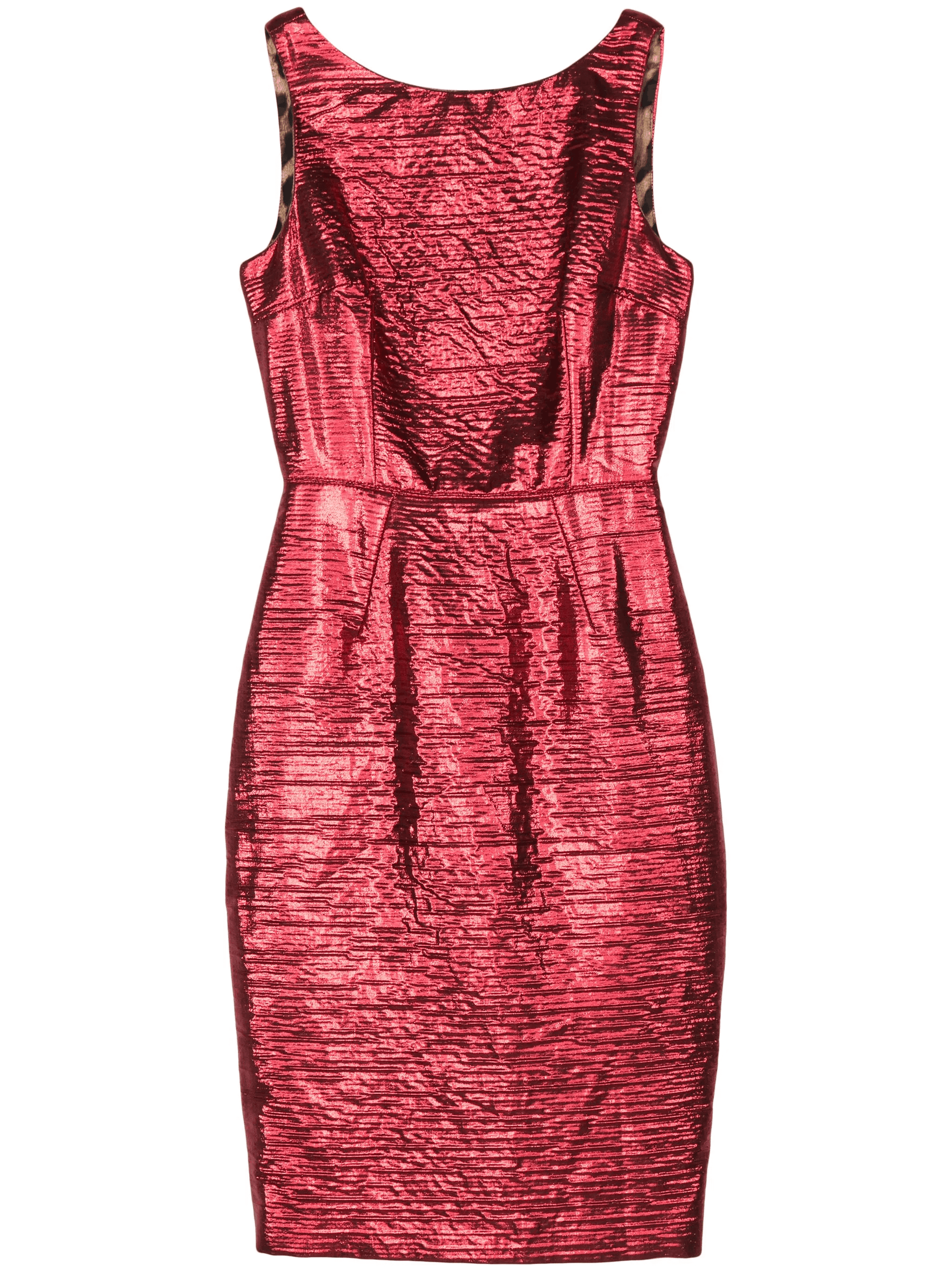 2000s metallic-effect dress
