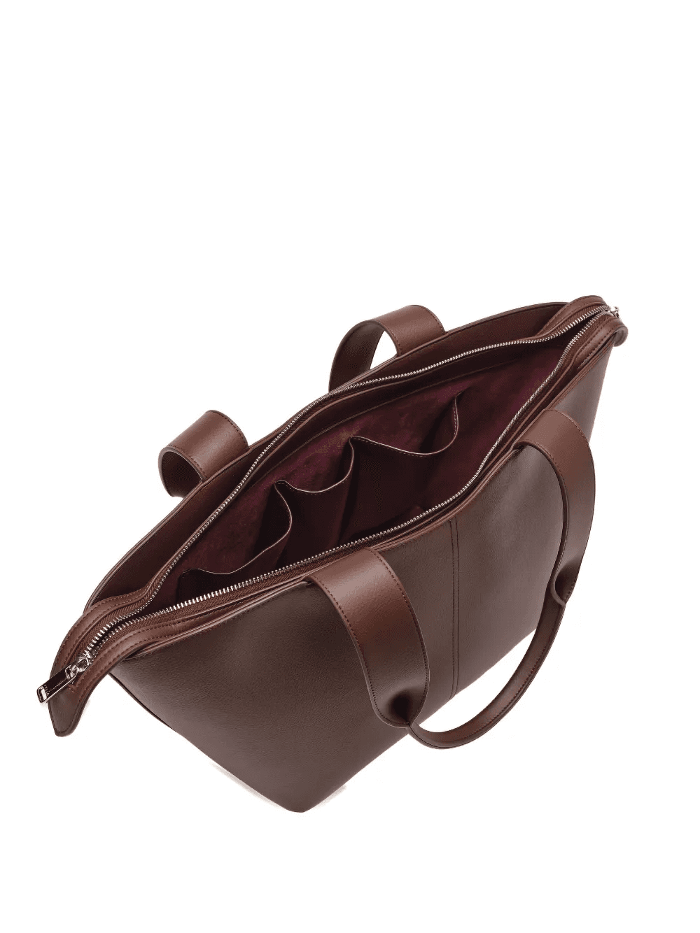 Bleecker grained-effect tote bag — Image 2