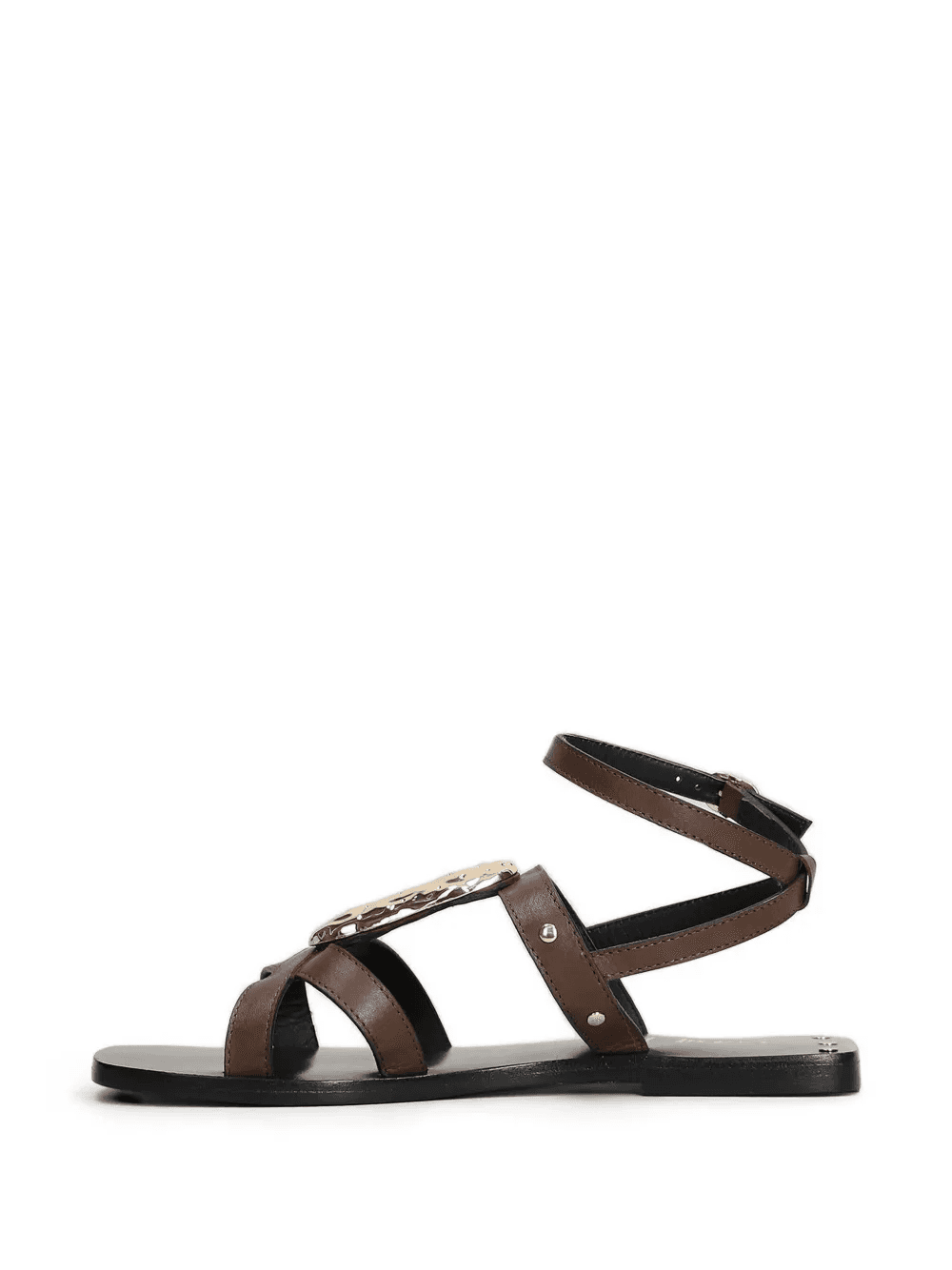 embellished buckle-fastening sandals — Image 5