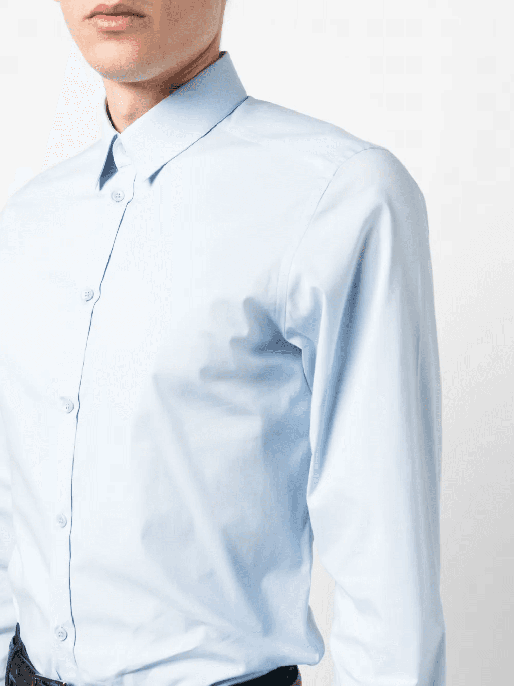 long-sleeved buttoned shirt — Image 2