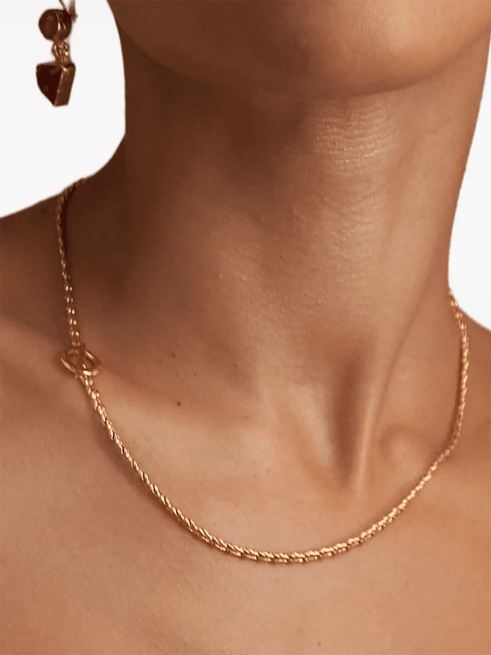 Thea snake chain necklace — Image 4