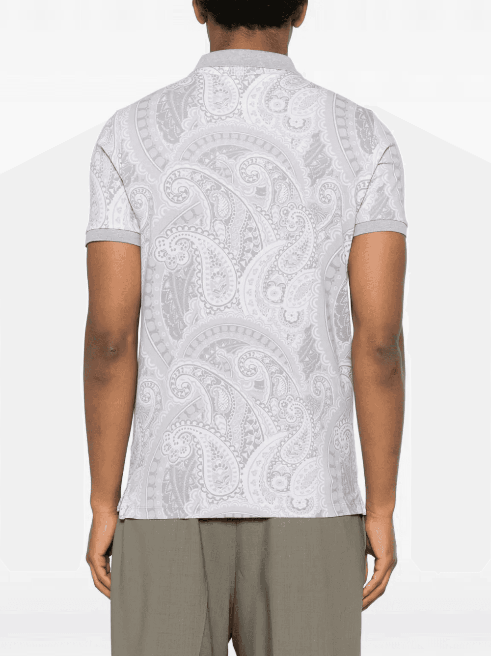paisley-pattern polo shirt — Image 3