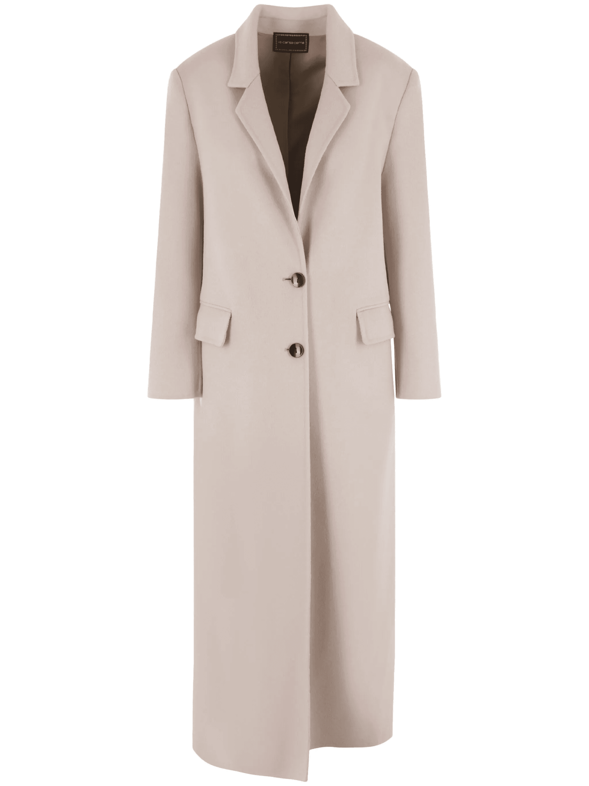 Buttoned-up overcoat