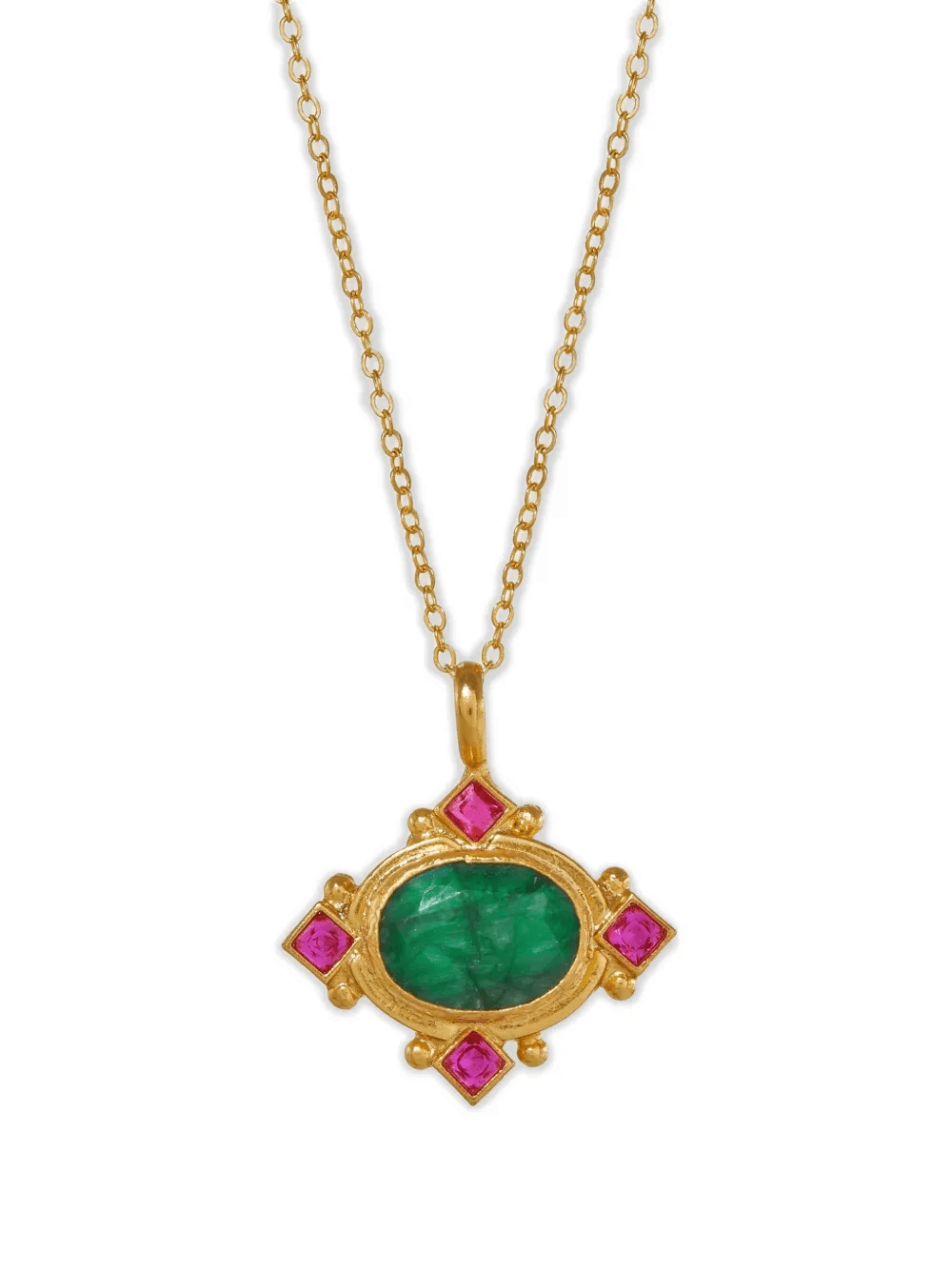 Raina crystal-pendant necklace