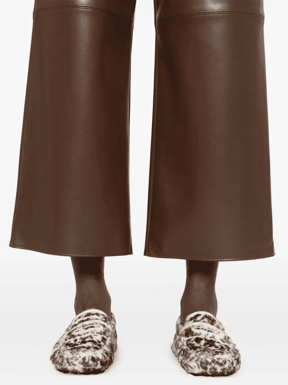 panelled topstitch trousers — Image 3