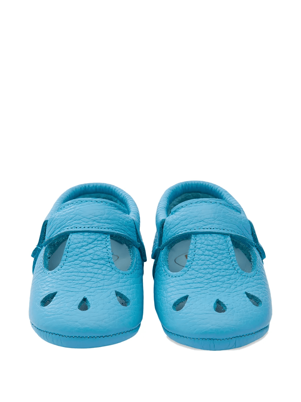 perforated scalloped-edge shoes — Image 2