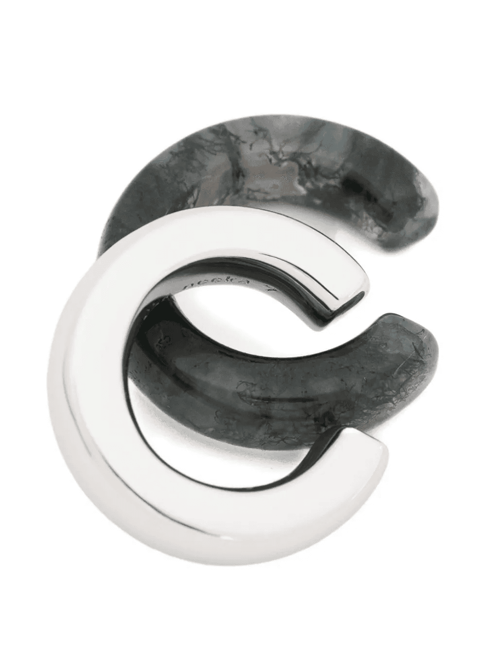 The Ring cuff silhouette ring (set of two) — Image 3