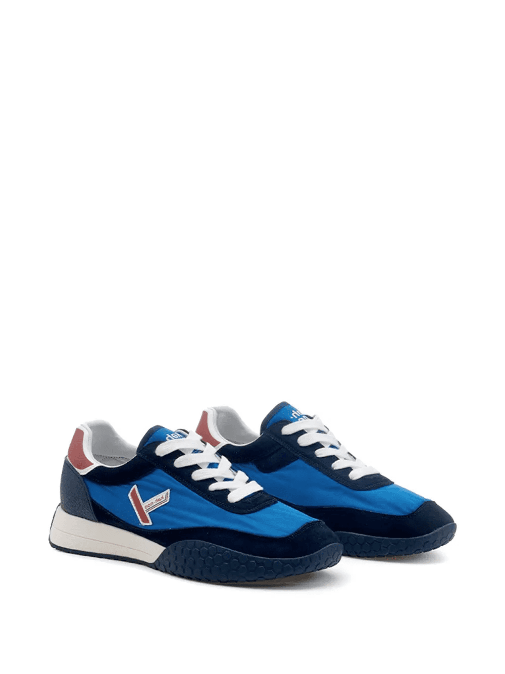 logo-patch panelled sneakers — Image 3