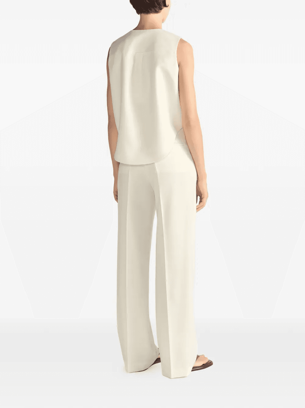 Leah curved-hem vest — Image 4