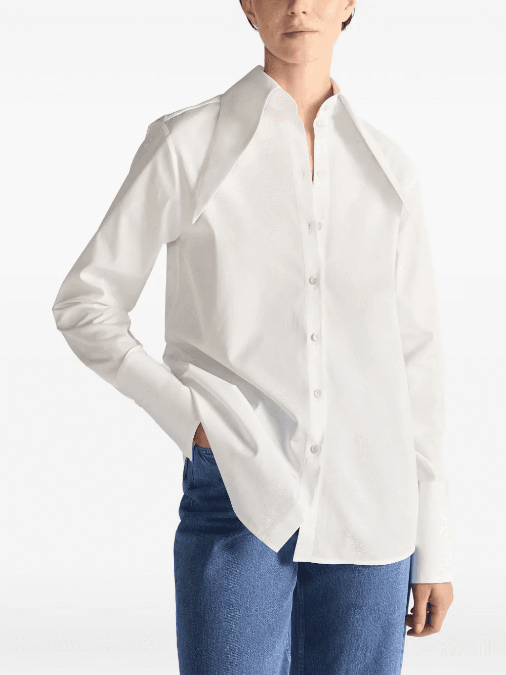 Bernadette exaggerated-collar shirt — Image 3