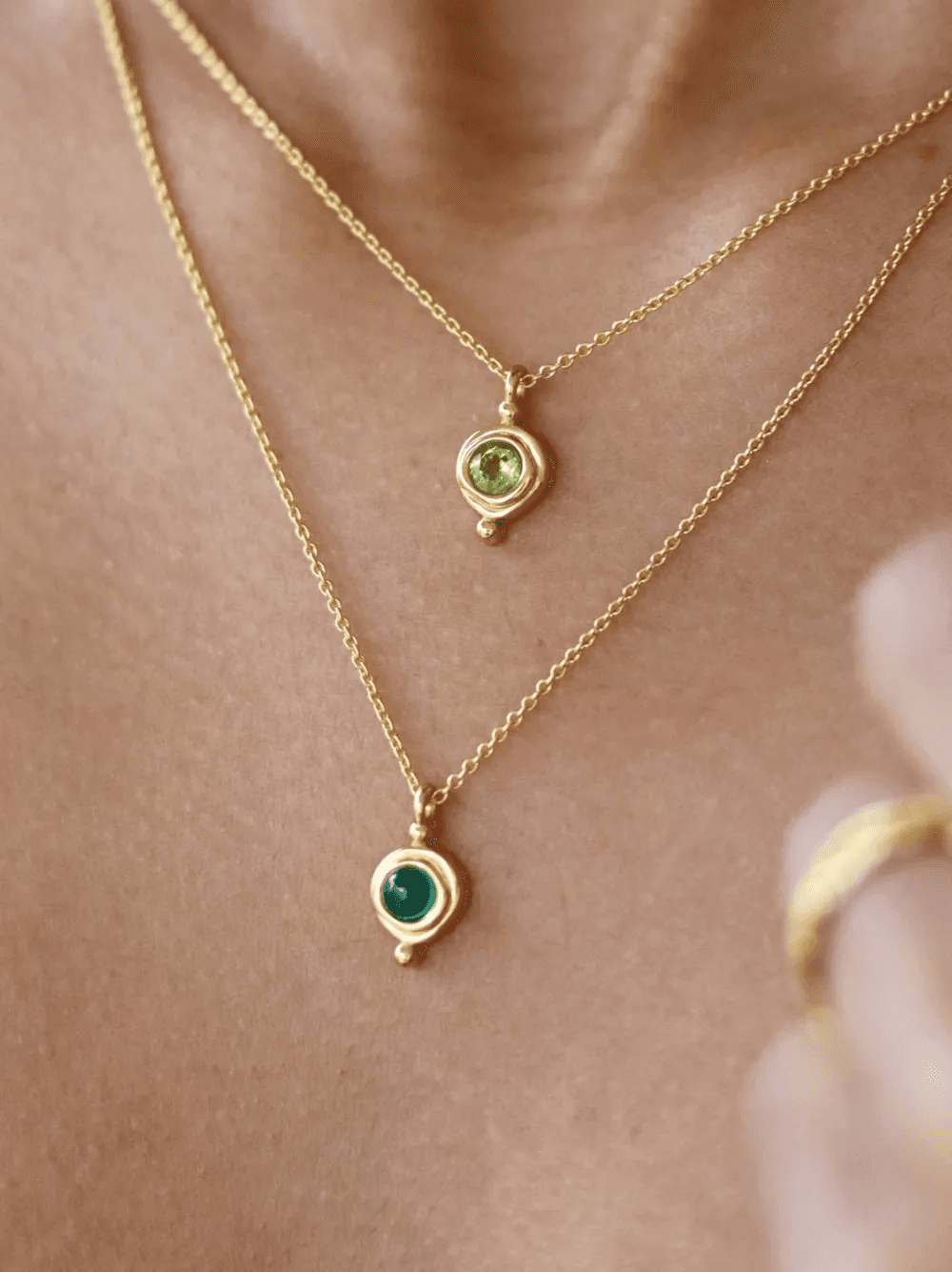 May birthstone pendant necklace — Image 2