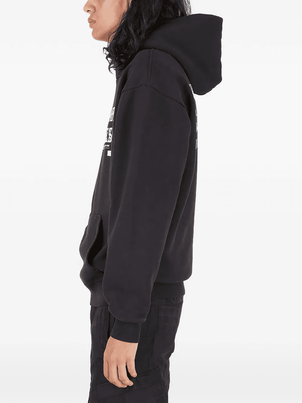 graphic-print kangaroo-pocket hoodie — Image 3