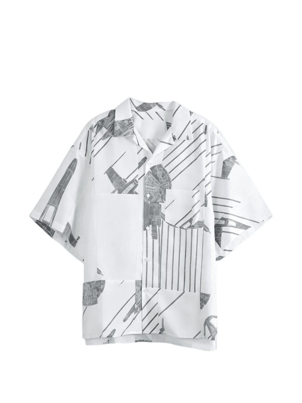graphic-print short-sleeve shirt - Image 1