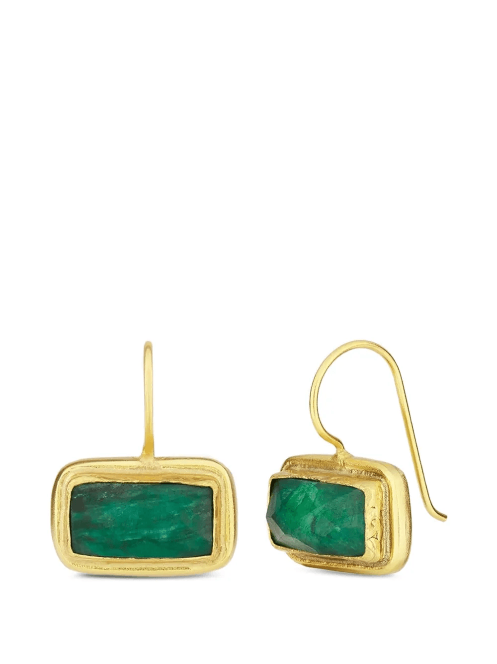 Noa emerald drop earrings