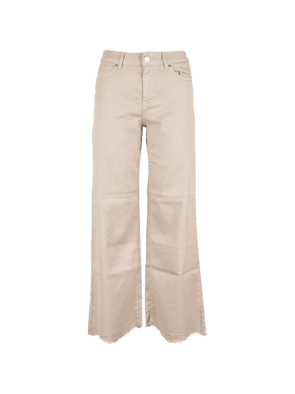 raw-edge wide-leg jeans - Image 1