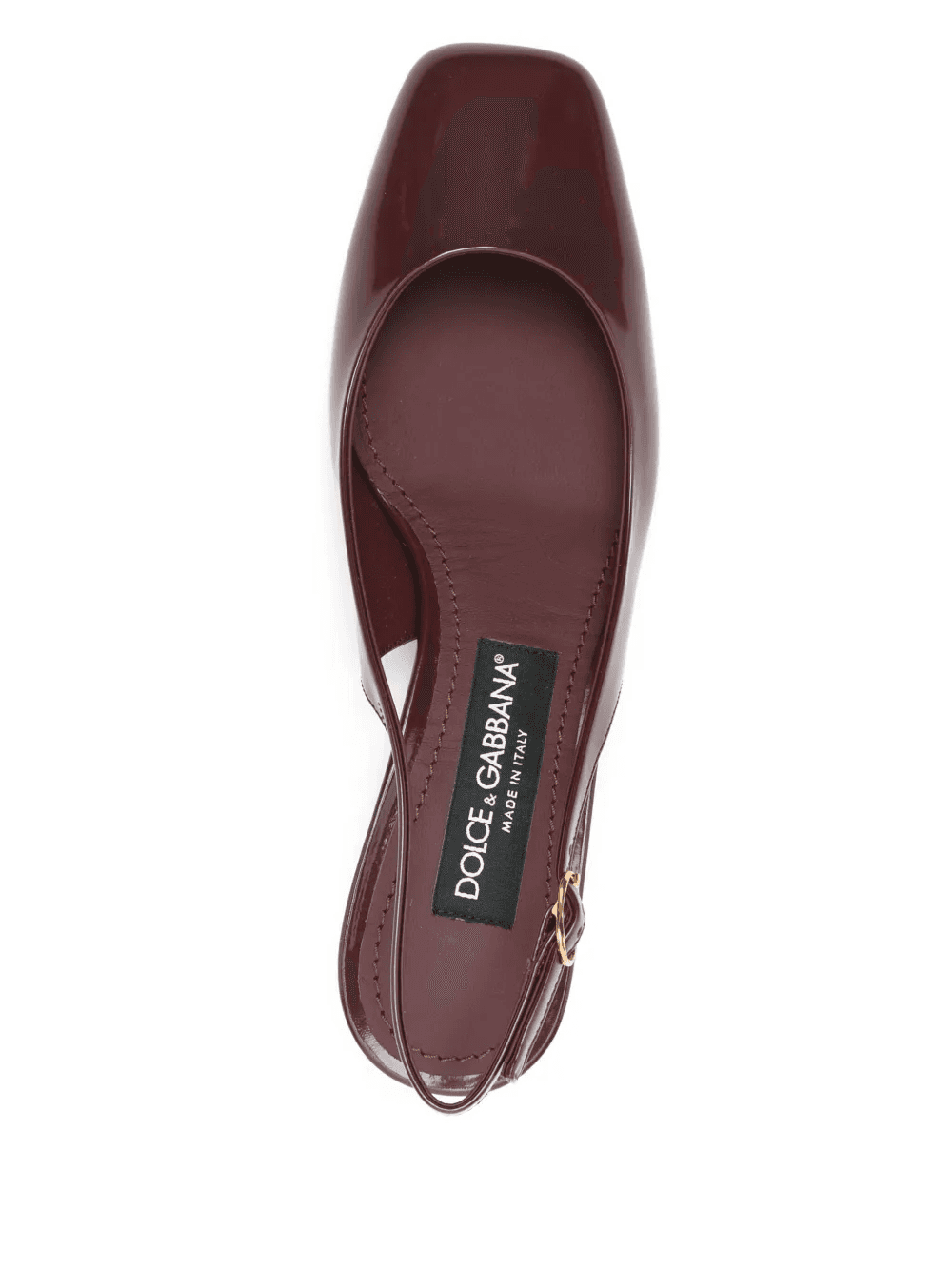 leather slingback pumps — Image 3