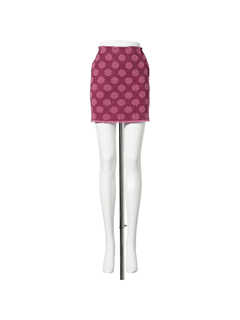 flower-print mini skirt - Image 1