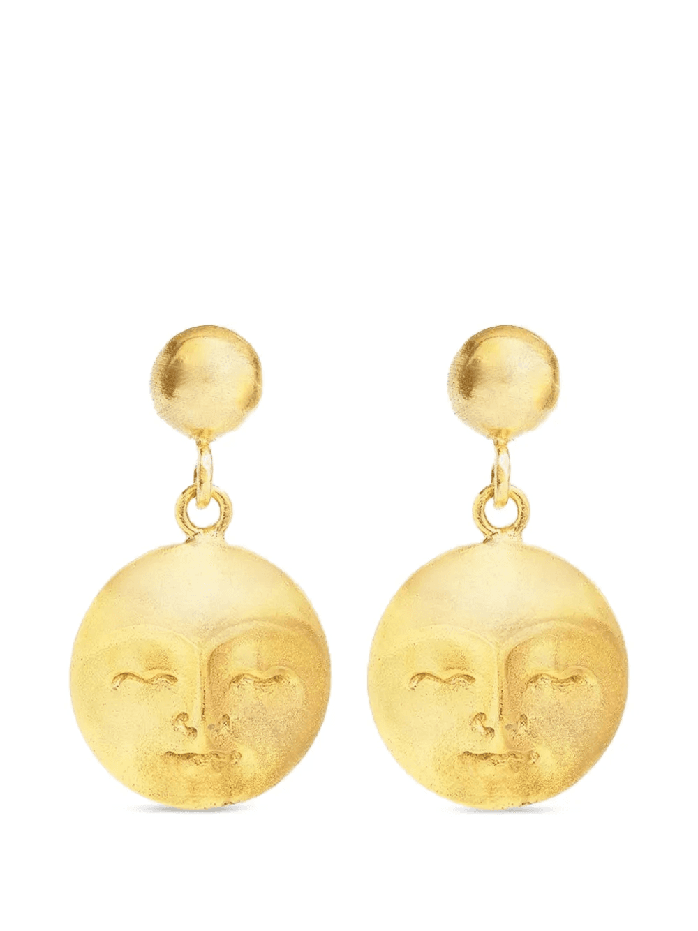Moon Face drop earrings - Image 1