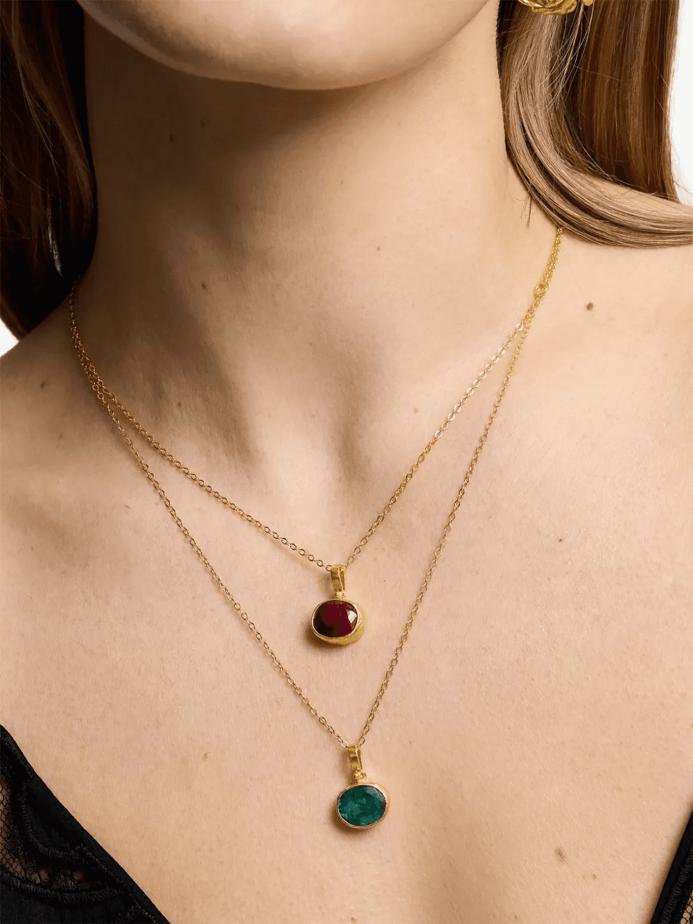 emerald Siena pendant necklace — Image 2
