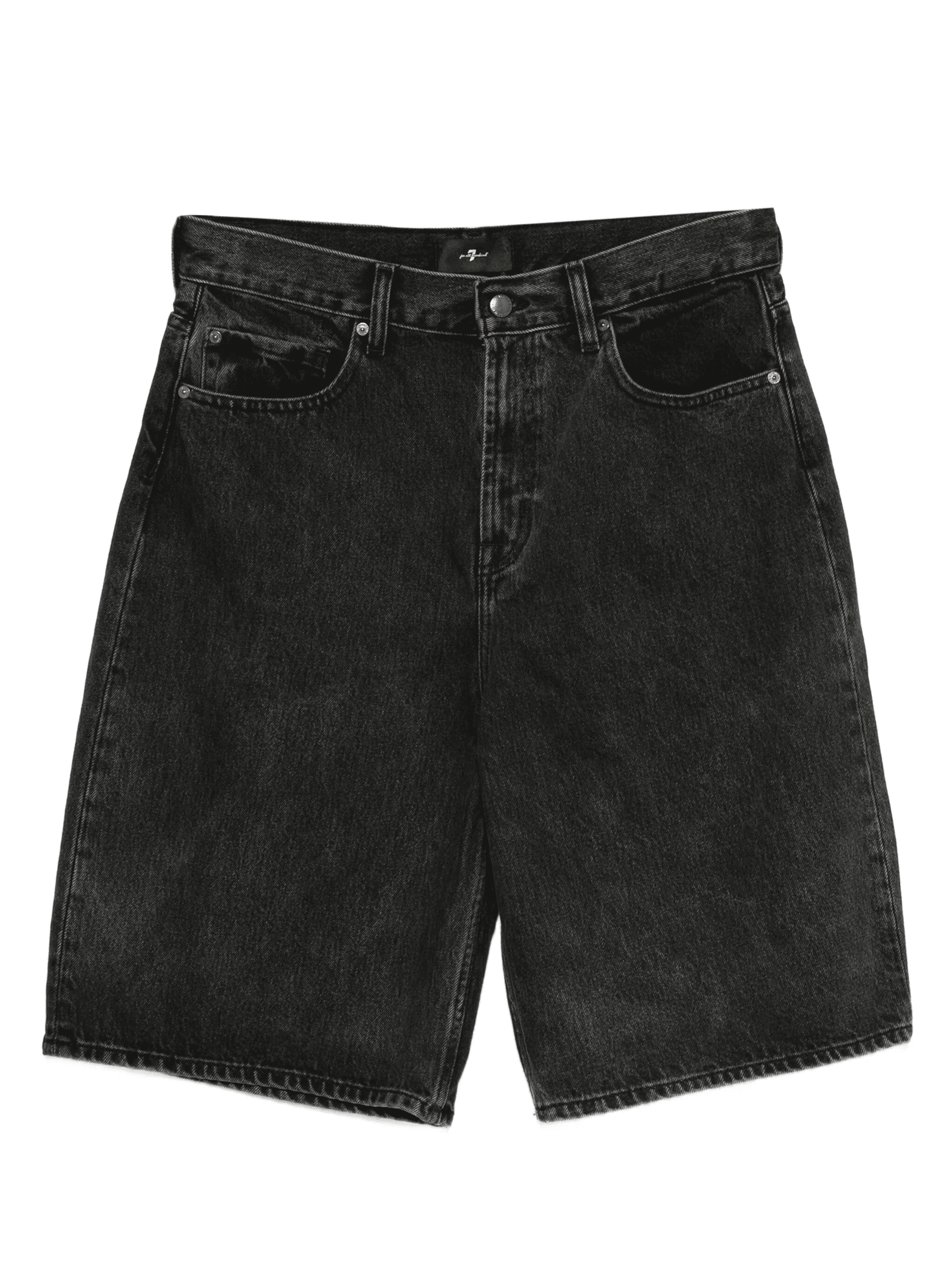 cotton denim shorts