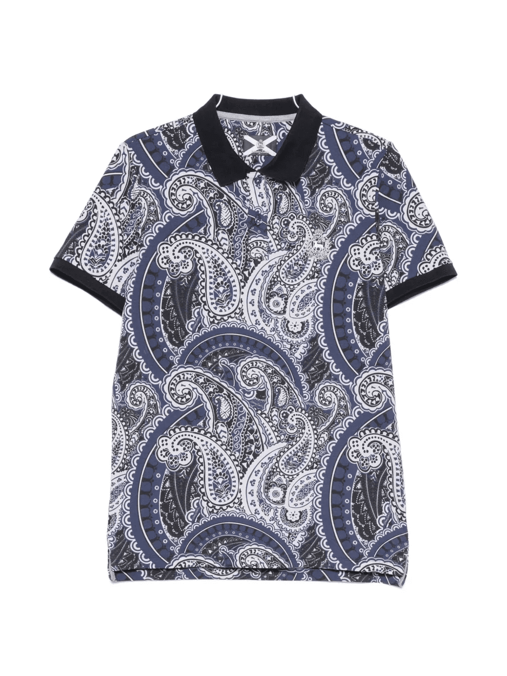 paisley-print polo shirt - Image 1