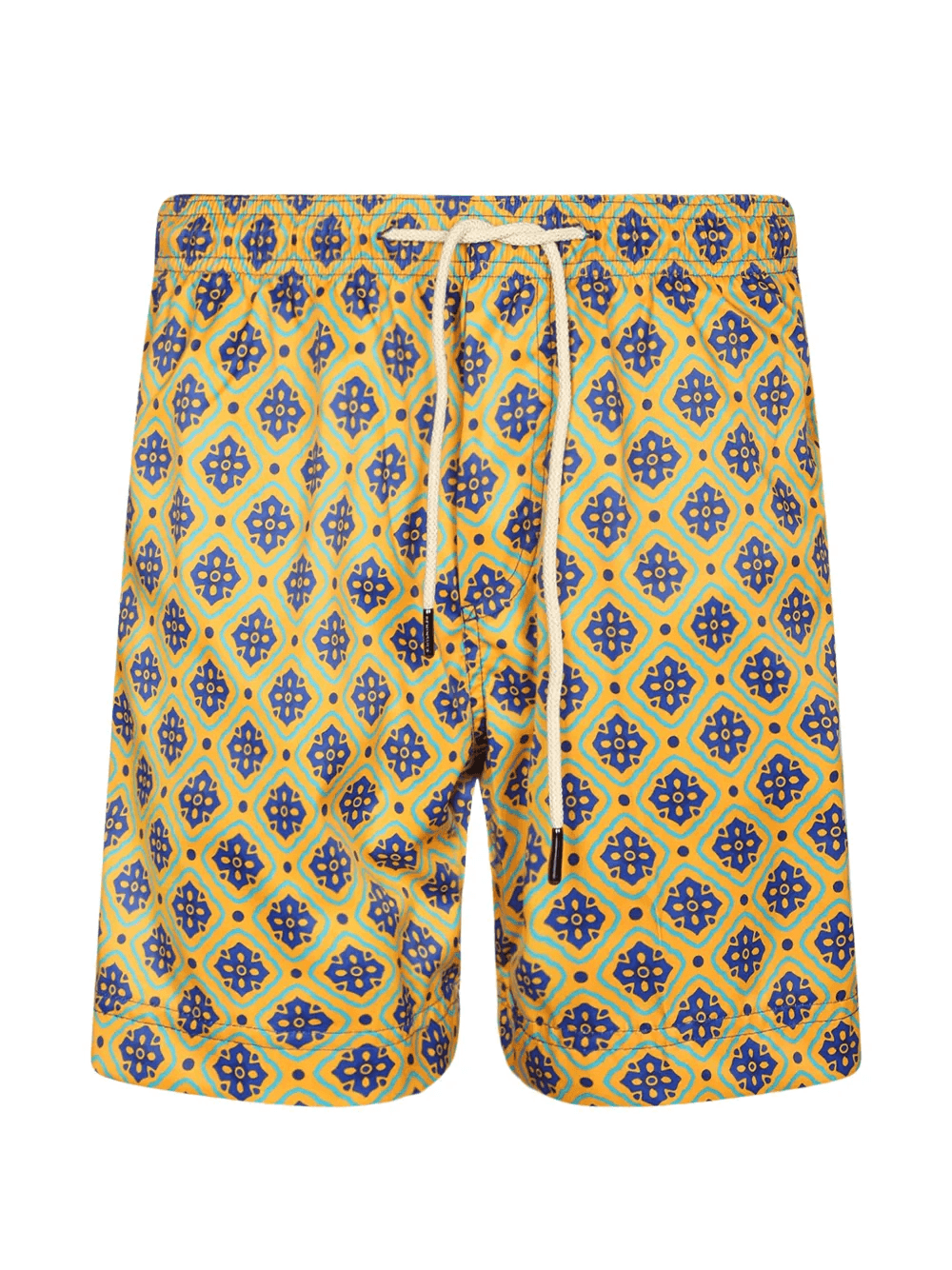 geometric-print drawstring swim shorts - Image 1