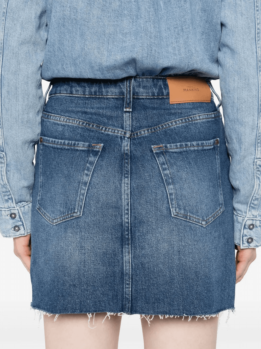 denim mini skirt — Image 2