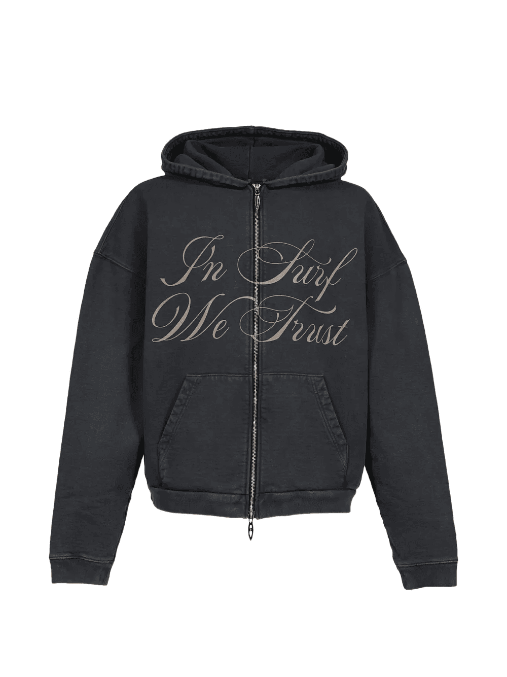 graphic-print zip-up hoodie - Image 1