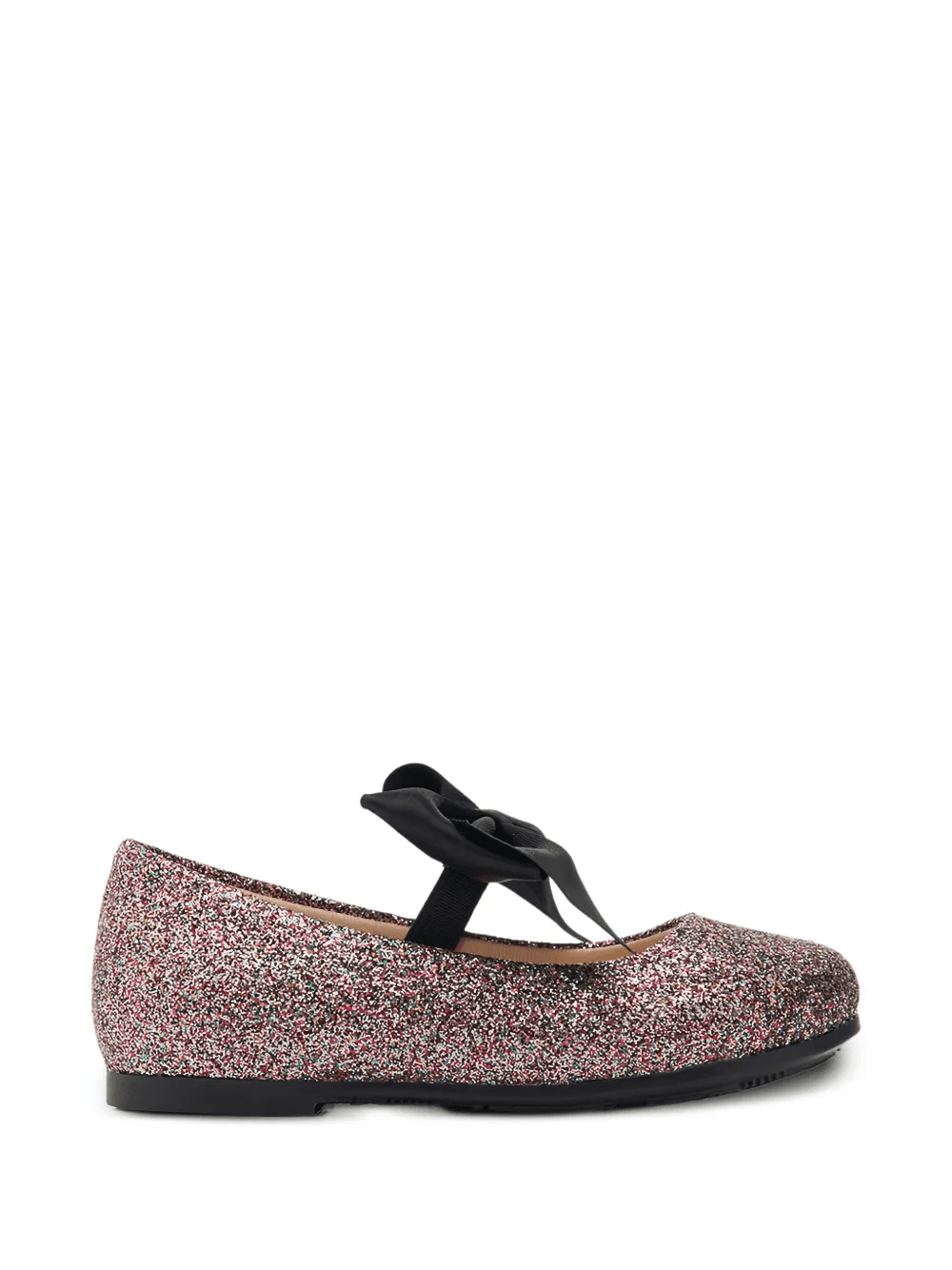 glitter bow ballet flats — Image 3