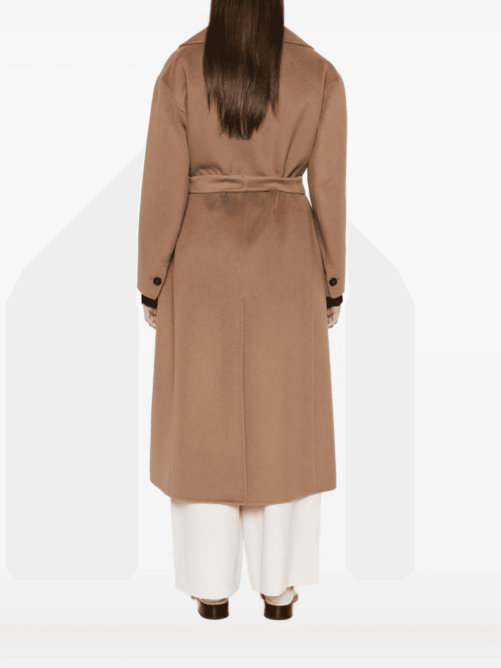 double-breasted belted coat — Image 4