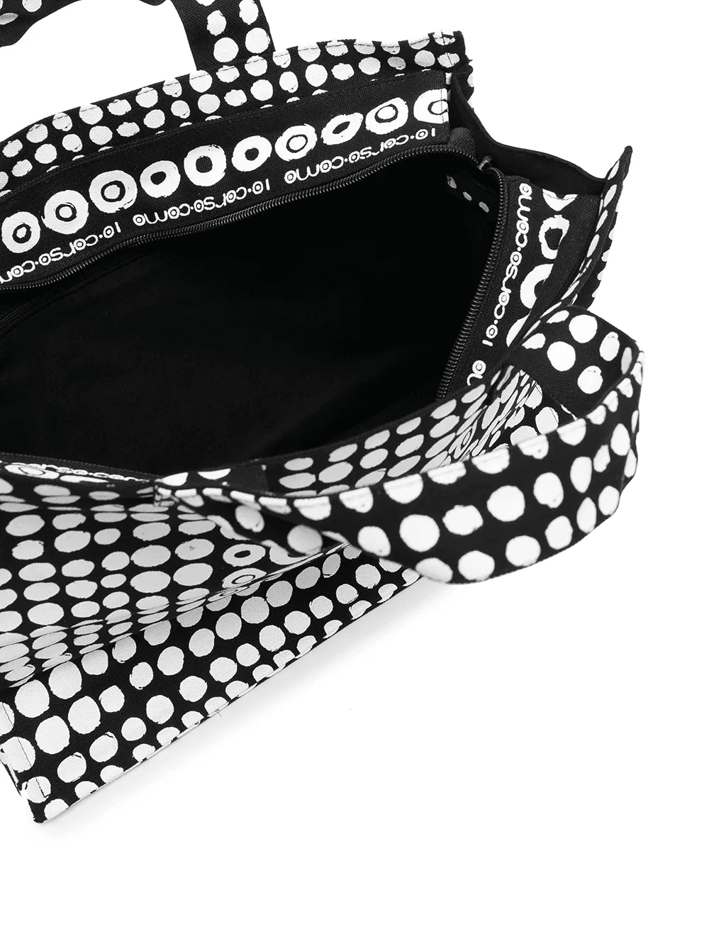 motif print zip tote bag — Image 5