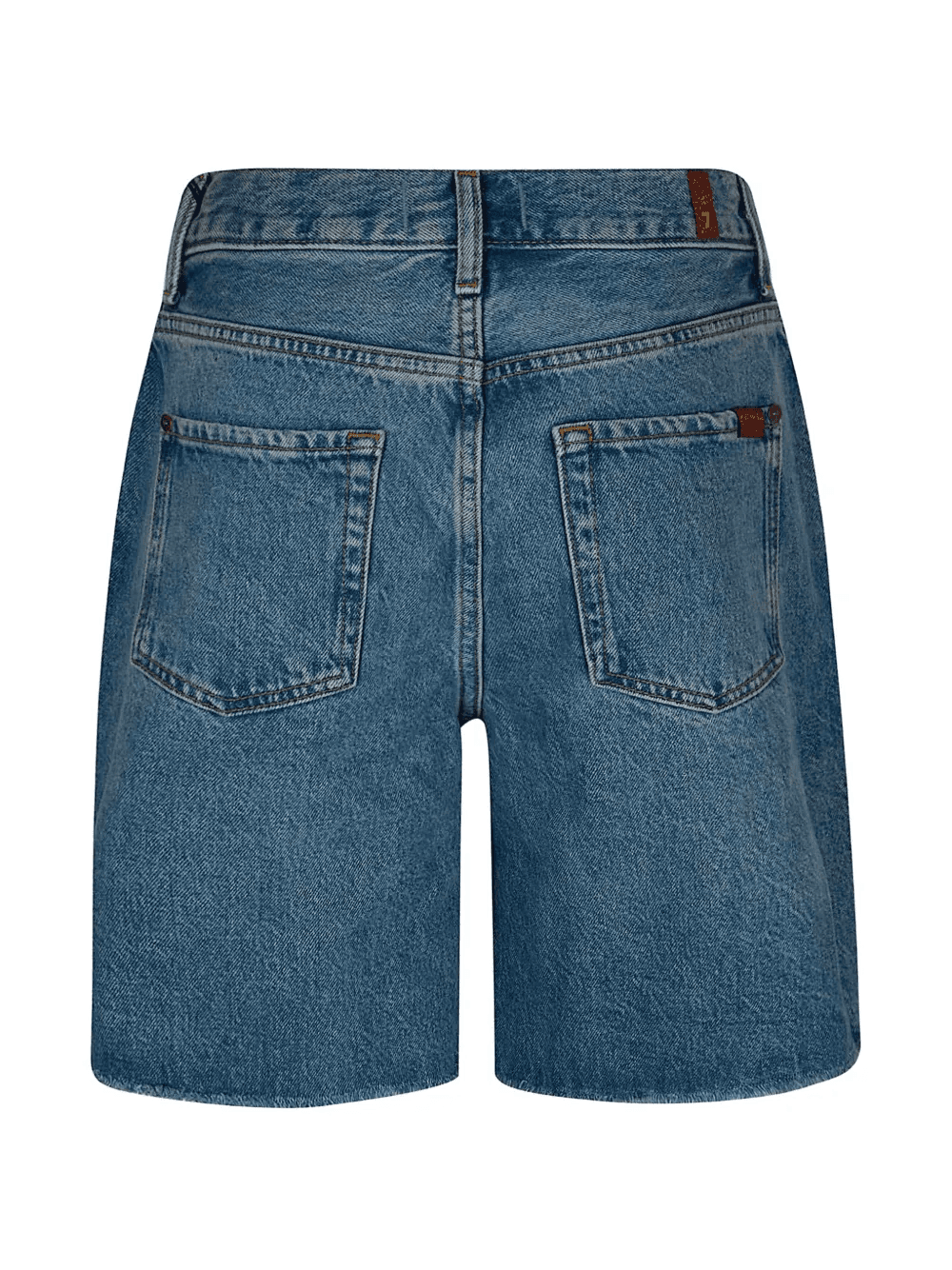 distressed denim shorts — Image 3
