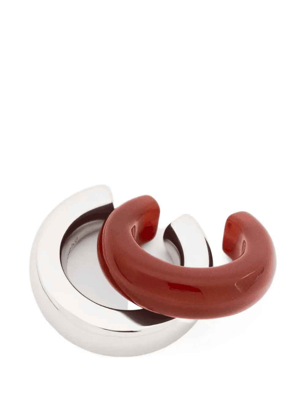 The Ring cuff silhouette ring (set of two) — Image 3