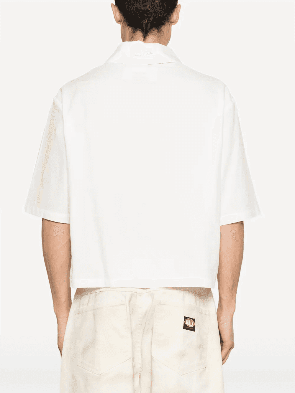 cropped short-sleeve shirt — Image 4