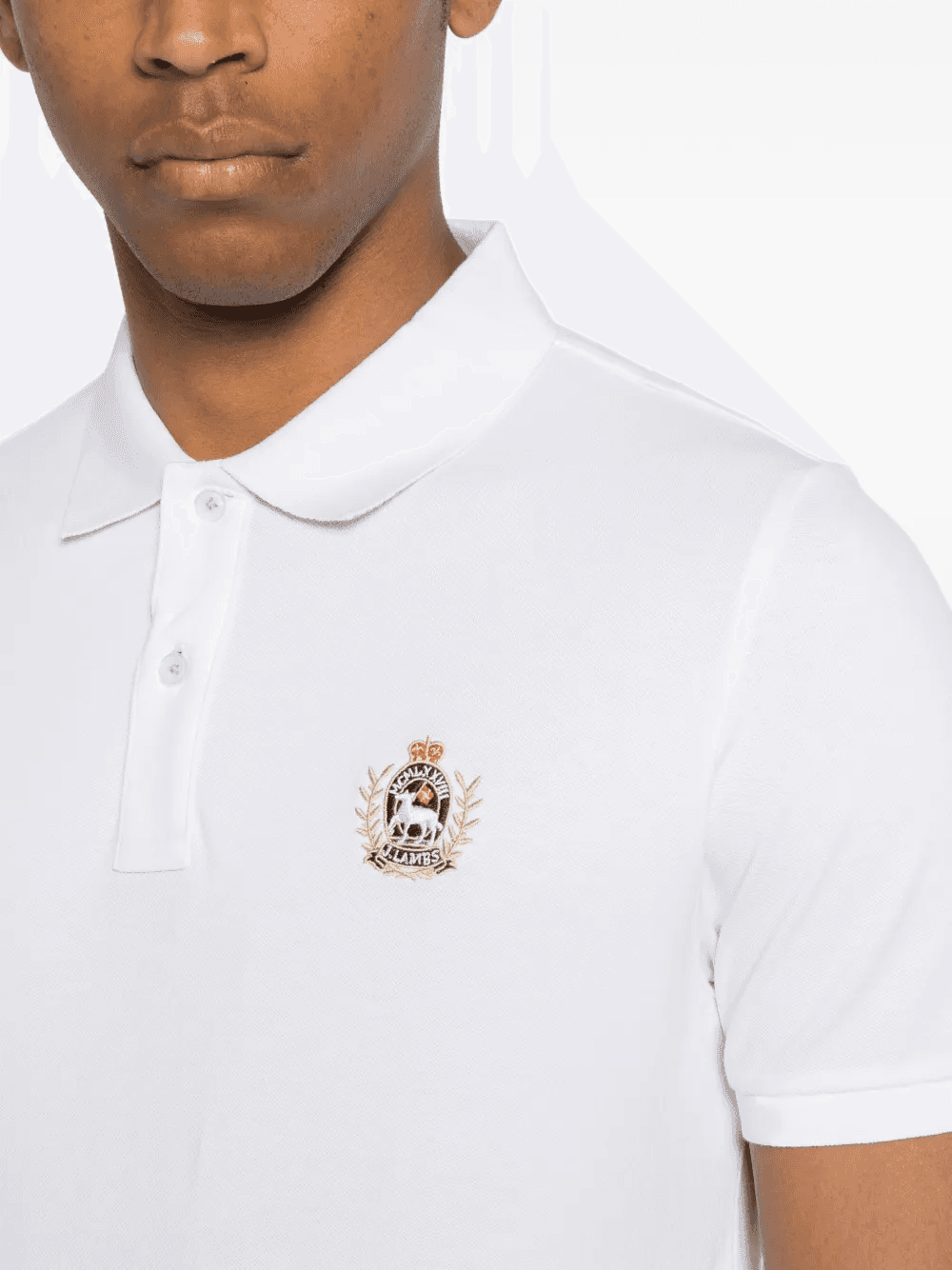 logo-embroidered polo shirt — Image 2