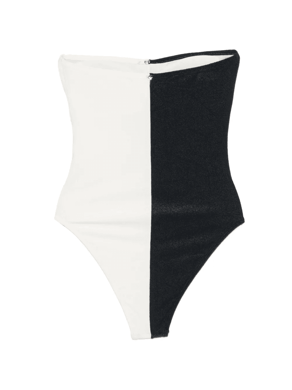 ruched two-tone swimsuit — Image 3