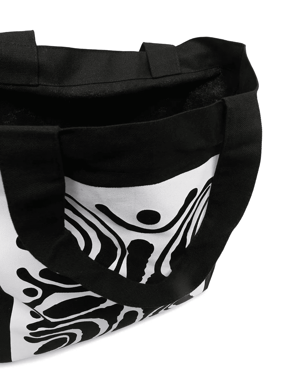 abstract print tote bag — Image 3