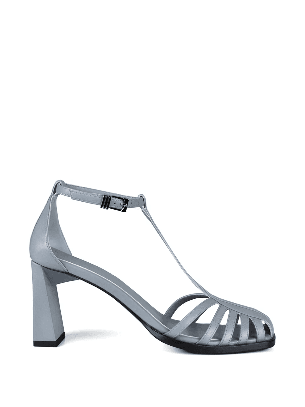 ankle strap leather sandals - Image 1