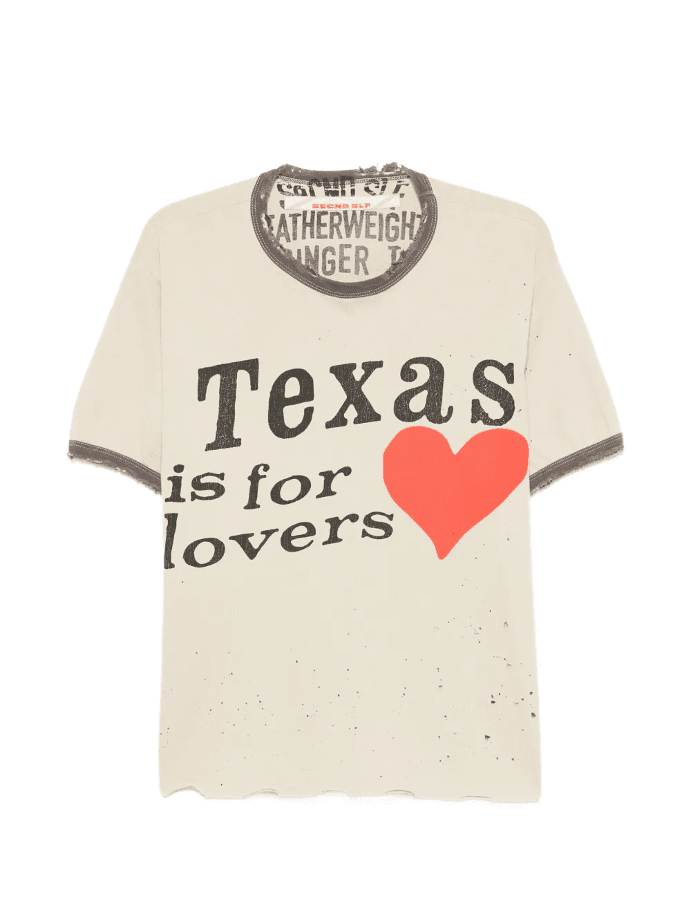graphic-print distressed T-shirt - Image 1