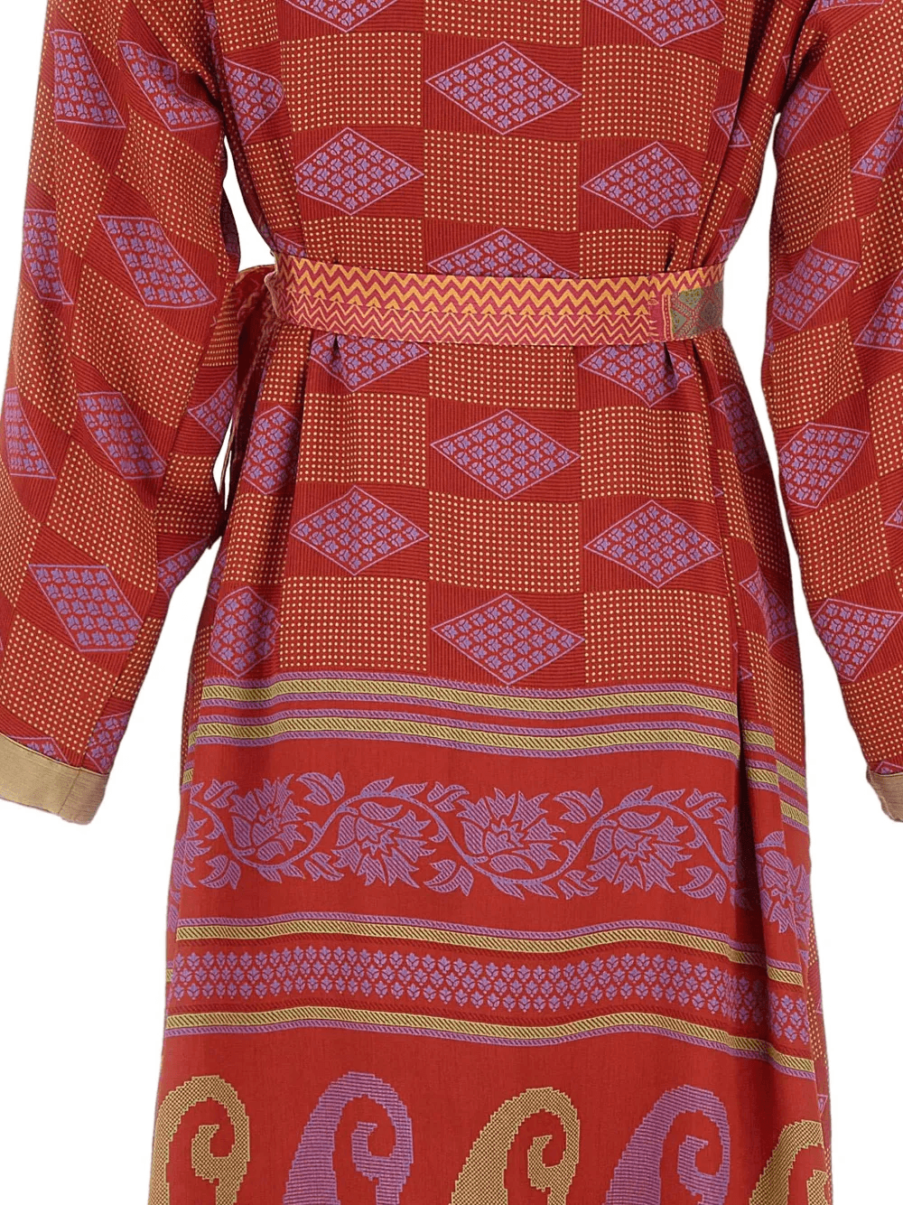 geometric reversible silk dress — Image 3