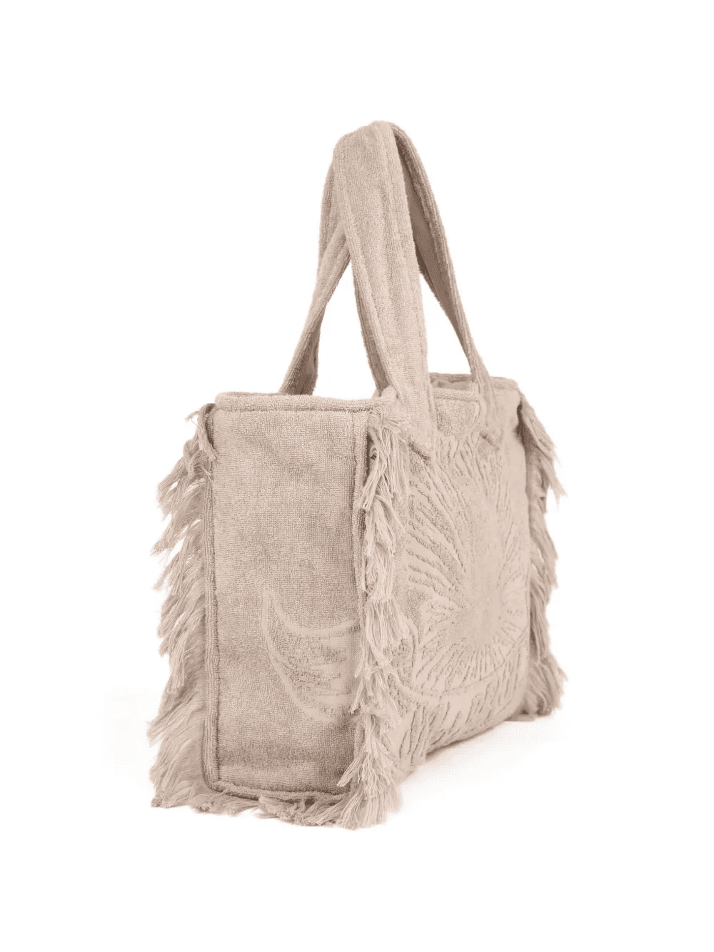 Terry fringe-trimmed tote bag — Image 3