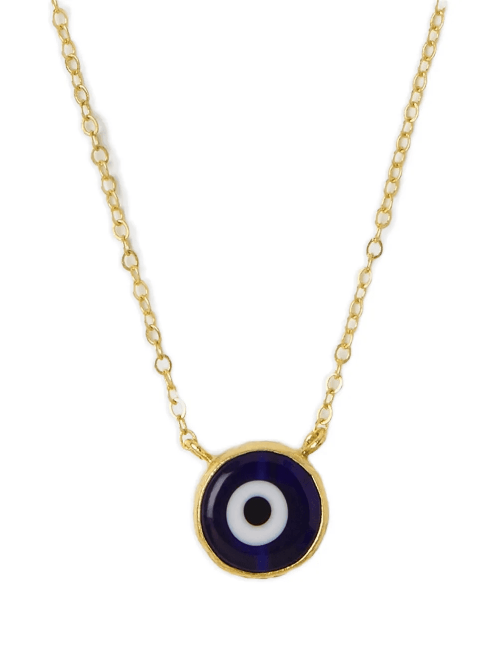 navy Nazar evil eye necklace - Image 1