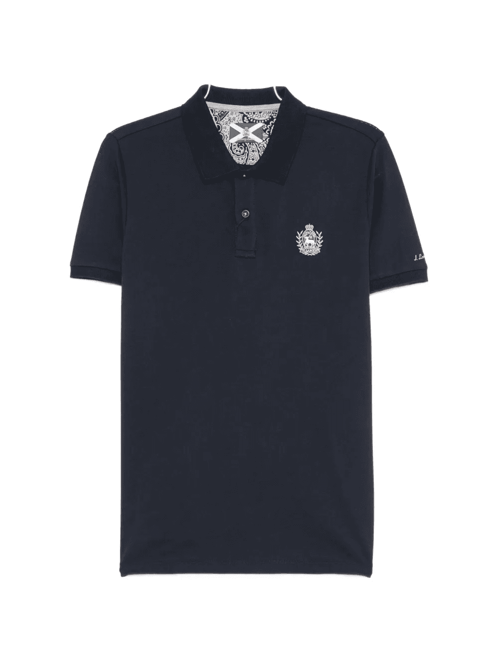logo-embroidered polo shirt - Image 1