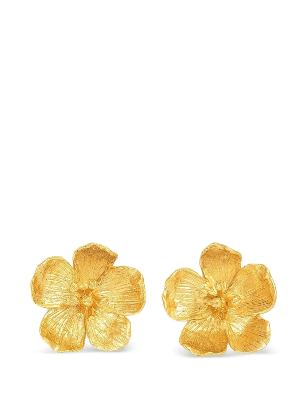 Buttercup Gold Flower stud earrings