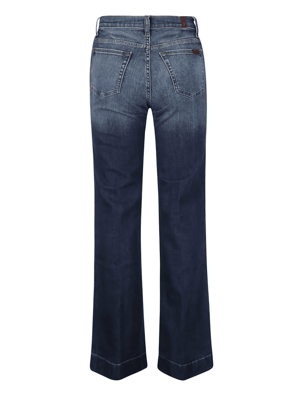 logo-patch straight jeans — Image 3