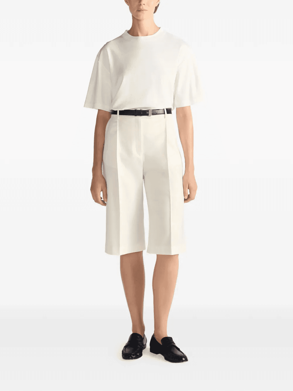 Thea pressed-crease shorts — Image 2