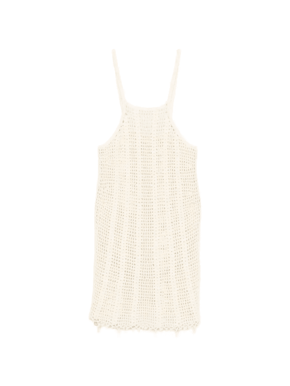 crochet-knit mini dress - Image 1
