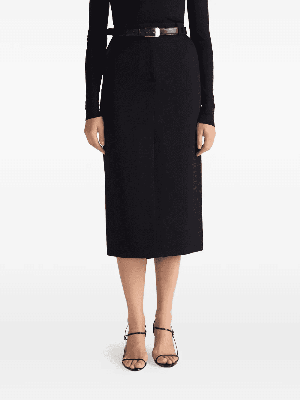 Anastasia belt-loops midi skirt — Image 3